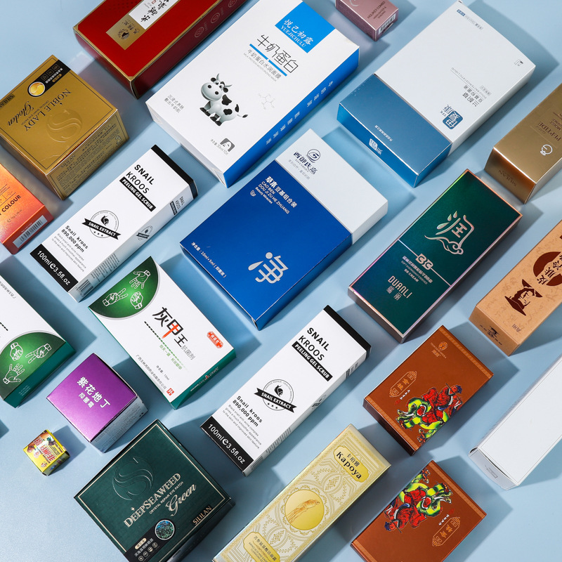 Custom Printed Kraft Paper Recycled Medicine Packaging Folding Paper Box for Infusion and Eye Drop