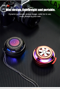 Mới Sáng Tạo Xách Tay <span class=keywords><strong>Mini</strong></span> Không Dây Kim Loại Ngón Tay Spinner Loa Mát Loa Phổ Loa Không Dây - Product Image 2