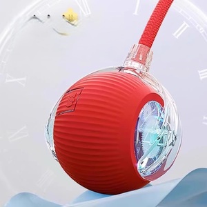 Jouet de balle de <span class=keywords><strong>chat</strong></span> intelligent automatique rechargeable Chargement USB Queue roulante Jouet de <span class=keywords><strong>chat</strong></span> interactif éclairé avec télécommande pour chats - Product Image 5