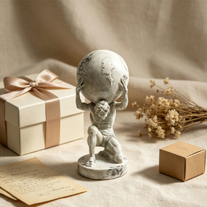 Estatua <span class=keywords><strong>de</strong></span> Resina <span class=keywords><strong>de</strong></span> <span class=keywords><strong>Atlas</strong></span> Sosteniendo la Tierra, Escultura <span class=keywords><strong>de</strong></span> Mitología Griega, Decoración para <span class=keywords><strong>el</strong></span> Hogar u Oficina, Colección, Regalo, Venta al Por Mayor - Product Image 5