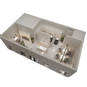 Desain Tata Letak <span class=keywords><strong>Salon</strong></span> Rambut Lengkap, Renovasi Interior, Perlengkapan Komersial, Solusi Dekorasi <span class=keywords><strong>Salon</strong></span> Modern Satu Atap - Product Image 1