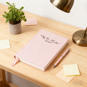 Offre Spéciale – Carnet A5 Personnalisé en Lin, Couverture Rigide, Agenda Quotidien pour Filles et Garçons, Cadeau avec Journal de Succès à Couverture Dorée - Product Image 3