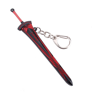 Llavero de Metal de 12 cm con Modelo de Espada de Anime, Zoro Fate Night, Decoración para Bolsos - Product Image 4