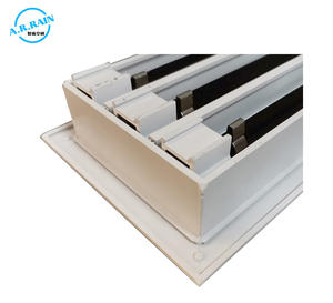 موزع خطي لسقف الألومنيوم بتصميم حديث وشبكة توريد المصنع أي فتحة أي حجم للتطبيق في الهواء الطلق - Product Image 5