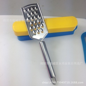 Râpe à fromage en acier inoxydable avec poignée, à grandes mailles, coupe-légumes multifonctionnel pour la cuisine - Product Image 3