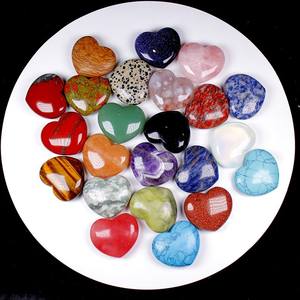 Cristaux en gros Pierres de guérison Cristaux mélangés Pierre de cristal en forme de cœur Cristal de quartz rose en forme de cœur - Product Image 2