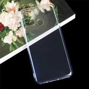 Vsmart Joy 4 aktif 3 Case için koruyucu yumuşak TPU kristal şeffaf telefon kılıfı