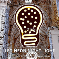 SHENGJIA Enseigne néon LED en acrylique, lumière décorative, alimentation USB ou par piles, indice IP65, lampe de nuit pour chambre, fête, mariage, bar