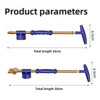 Semprotan Teleskopik Manual Single & Double Pull Rod Pompa Udara Tekanan Tinggi Kepala Semprot Botol Air Multifungsi untuk Berkebun