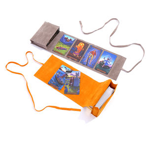 Nuova invenzione custodia protettiva per mazzo di carte da gioco custodia per carte dei tarocchi borsa portaoggetti in velluto porta carte dei tarocchi riutilizzabile - Product Image 2
