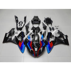 Pour <span class=keywords><strong>BMW</strong></span> S1000RR 2009-2014 <span class=keywords><strong>HP4</strong></span> <span class=keywords><strong>S1000</strong></span> RR Carénage de moto en ABS injecté, kit de carénages en plastique personnalisés B1012-113a - Product Image 1