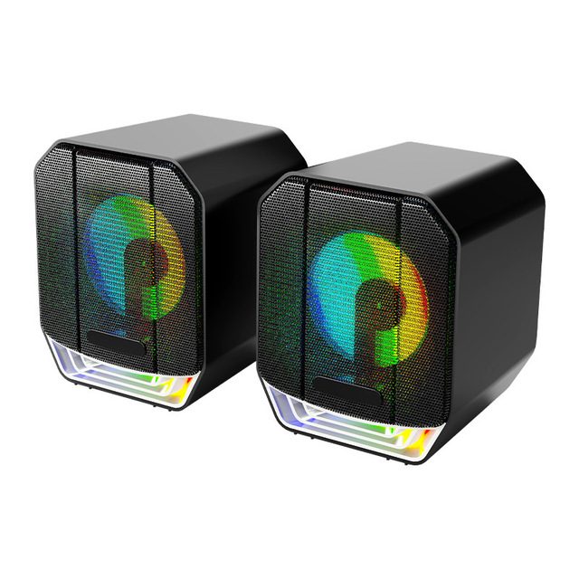 Hot Selling Dual Channel High-power HiFi High Sound Quality USB Audio for Wired Connection RGB E-sports Gaming Speaker