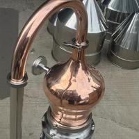 Distillerie Gourde Cuivre Distillé Brandy Hydrosol Laboratoire Liqueur Whisky Distillation Huile Essentielle Distillateurs