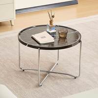 Table d'appoint moderne en MDF, table basse ronde, table centrale pour hall d'hôtel, fabrication OEM