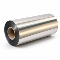 PET Metaalachtige Koude Foliefolie voor Mark Andy Flexo Machine Wijn Cosmetica Etiketdruk Rol 64cm x 120m 12 Micron