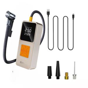 Chargeur de voiture à écran numérique <span class=keywords><strong>2</strong></span> en 1 et démarreur de saut Gonfleur de pneus de moto rechargeable Batterie externe Outils d'urgence pour voiture - Product Image 5