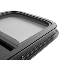 Contre-vent coulissant en aluminium pour RV, fenêtre Nissan, avec joints, tailles en option, pour caravane