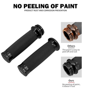 Motorrad Schwarz/Chrom Elektronische Gasgriffe Passend für Harley Touring Street Glide Road King Softail FLS - Product Image 5