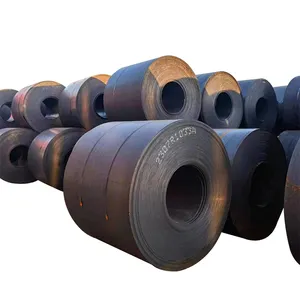 Bulk High Quality Hot Rolled Steel Coil Ss400 St37 St52 Jis G3103 Sb410 Black Low Carbon Steel Sheet In Coils