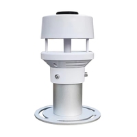 Sensor 4 en 1, Anemómetro Ultrasónico, Detector de Velocidad del Viento, Temperatura y Humedad, Protección IP65, Rango de Temperatura Operativa de -20°C a 70°C