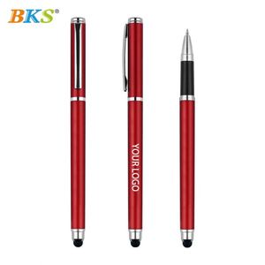 Luxury 0.5mm Electric Screen Touching Writing Gel <b>Pen</b> Solid <b>Color</b> with Custom Logo Metal Design for Office Use - Product Image 2