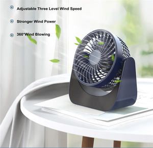 Ventilador de Mesa Portátil de Nuevo Diseño 2024, Ventilador de Escritorio Recargable de Alta Calidad con Tres Velocidades - Product Image 5
