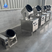 Machine à frire automatique commerciale, machine à wok électrique automatique pour restaurant, robot de cuisson automatique intelligent pour cuisine