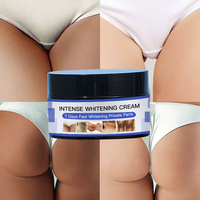 Offre Spéciale Crème Blanchissante Puissante et Efficace Effet Neige pour Peaux Foncées, Éclaircissant Aisselles et Parties Intimes, la Crème Éclaircissante la Plus Forte