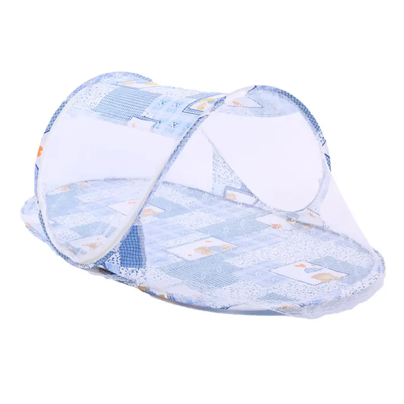 OEM Crib Mosquito Net Folding Cartoon Moustiquair Pliable Newborn Baby Bedding For Children New Born Lit Bebe Outdoor Baby Tent