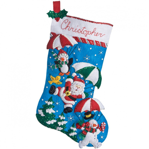 <span class=keywords><strong>Chaussettes</strong></span> de rangement tendance 2025 : une variété de motifs et de styles pour célébrer Noël, <span class=keywords><strong>chaussettes</strong></span> de rangement en feutre Père Noël - Product Image 3