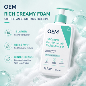 <span class=keywords><strong>Detergente</strong></span> <span class=keywords><strong>Viso</strong></span> Senza Olio con Niacinamide e Ceramide a Prezzo di Fabbrica, Pulizia Profonda, Riparazione della Barriera Cutanea, Purificante per Pelle Grassa OEM - Product Image 2