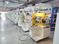 Machine d'impression d'étiquettes de coton de tissu de Flexo de couleurs JR-1521 2 + 1 pour l'étiquette de soin de vêtement de ruban de satin faite