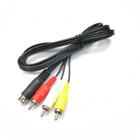 Câble audio-vidéo de remplacement pour câble AV MD2, cordon 3RCA de 1.8M, accessoires de jeu