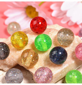 Nueva Cadena de Suministro Global, Cuentas Redondas de Estrella Brillante Multicolor de 16 mm, Acrílico Fino, Accesorios de Joyería DIY - Product Image 5