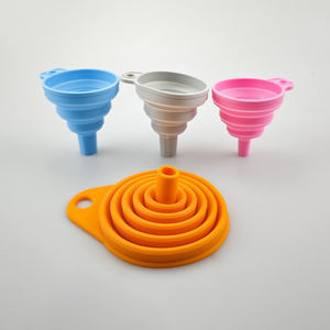 กรวยซิลิโคนพับได้อุปกรณ์ทำอาหารอุปกรณ์ทำอาหาร - Product Image 1