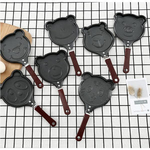 Varios modelos bonitos de acero al carbono antiadherente mini sartén barata - Product Image 4