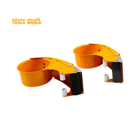 Distributeur de ruban adhésif manuel DINGQI FC02801 50 mm |   Outil d'emballage robuste avec lame métallique pour la logistique, l'entrepôt et la fermeture de cartons