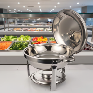 Set di scaldamani per Buffet in acciaio inossidabile con scaldini e scaldini 4 pezzi per uso commerciale per feste - Product Image 4