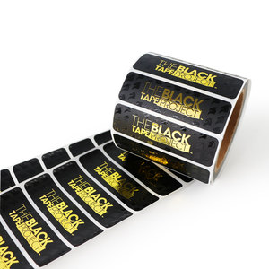 Custom 3D Varnish Branding <strong>Sticker</strong> High Glossy Metallic Gold Foil Raised Logo Embossed Printing <strong>Adhesive</strong> <strong>Vinyl</strong> Label <strong>Stickers</strong> - Product Image 2