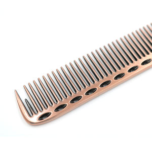 Peine de Aluminio de Moda, Cepillo de Pelo de Metal con Dientes Anchos para Uso Doméstico - Product Image 5