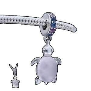 Abalorios de Plata 925 con Perlas de Agua Dulce, Circones, Velero Rojo, Concha de Cereza, Té con Leche, Vida Marina, Lujo y Moda para Pulseras y Colgantes - Product Image 6