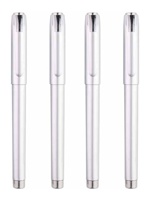 Stylo Roller Premium à Pointe Métallique 0,5 mm Encre Noire Logo Personnalisé Mignon Luxe Fournitures de Bureau et Scolaires Cadeau