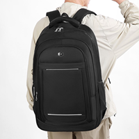 Sac à dos pour ordinateur portable Oxford imperméable multi-compartiments, durable, avec ceinture à coussin d'air, grande capacité pour les voyages d'affaires et le quotidien
