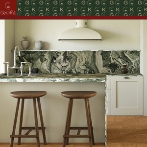 Lastre di <span class=keywords><strong>Marmo</strong></span> <span class=keywords><strong>Verde</strong></span> <span class=keywords><strong>Cipollino</strong></span> GOLDKING con Venature Bianche e Grigie, Taglio di Precisione per Case di Lusso, Hotel, Ville e Centri Commerciali - Product Image 5