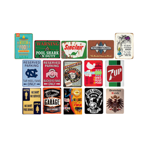 Plaque Métallique Personnalisée Vintage pour Garage, Affiche Décorative, Plaque Métallique Rétro, Plaque Métallique Classique, Moto, Voiture - Product Image 4