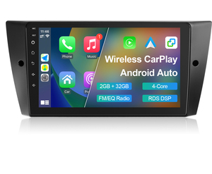Coche Multimedia Central Radio Coche Autostereo Reproductor de MP3 Android Auto Apple Carplay Car Bt Audio para BMW Serie 3 - Product Image 1