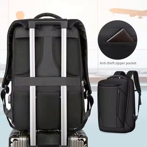 Sac à dos antivol pour homme, personnalisé avec logo, étanche, pour ordinateur portable, idéal pour l'université et les voyages, vente en gros - Product Image 2
