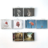 En gros Personnalisé Personnalisé Nfc Album Musique Mini Plié Affiche Papier Photocard Programmable Tag Nfc Cd Porte-clés