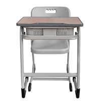 Mobilier scolaire moderne, table et chaise de classe, ensemble de bureau et chaise pour étudiants