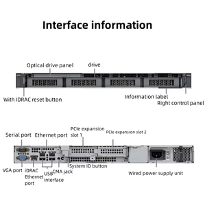 Servidor <span class=keywords><strong>Dell</strong></span> <span class=keywords><strong>PowerEdge</strong></span> <span class=keywords><strong>R250</strong></span> con procesadores Intel Xeon E-2300 y cuatro ranuras DIMM DDR4, servidor en rack 1U. - Product Image 5